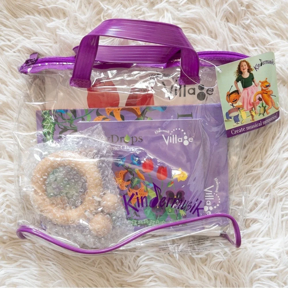 NWT Kindermusik Dew Drops Music Set Musical Toys CD Book and Instrument